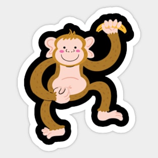 Monkey Sticker